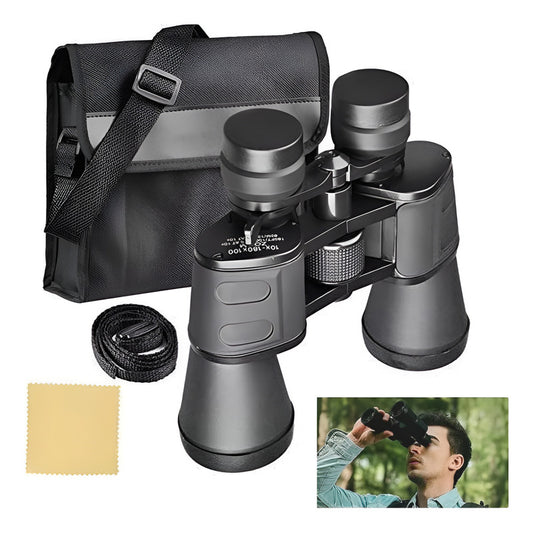 Binoculares Profesionales Norplat 10x-180x100 Estuche Correa