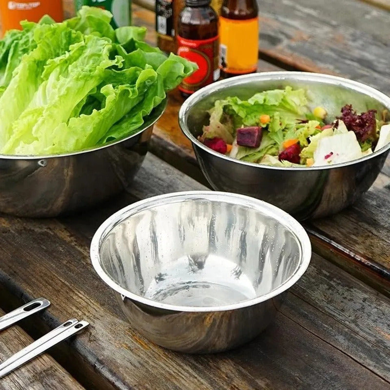 Bowl Acero Inoxidable 22cm Reposteria Cocina 2500ml Norplat