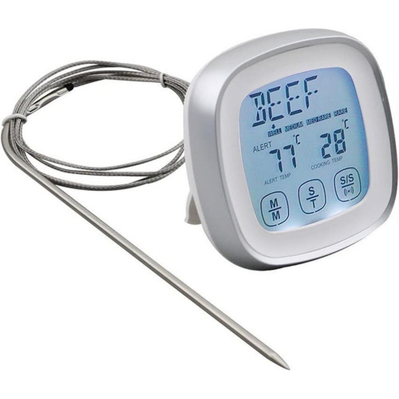 Termómetro Temporizador Digital Para Carnes Parrilla Norplat