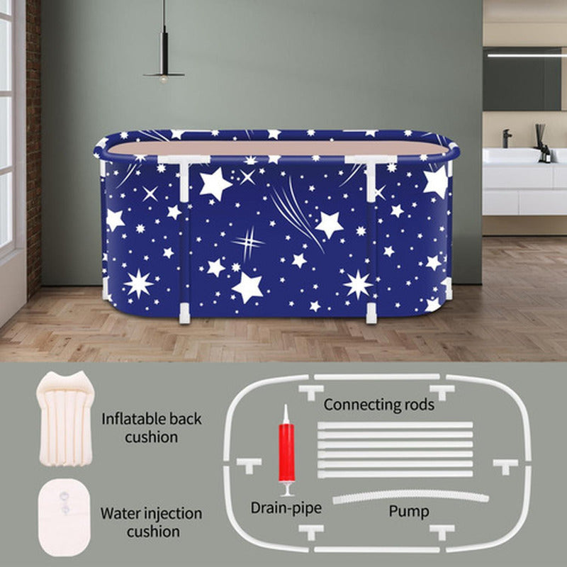 Bañera Plegable Portátil Adultos Y Niños 120×55cm - Norplat