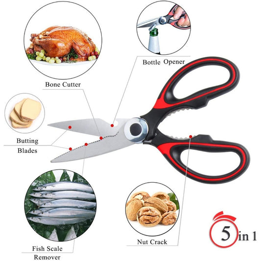 Tijera De Cocina Multiuso Con Protector - Cukin