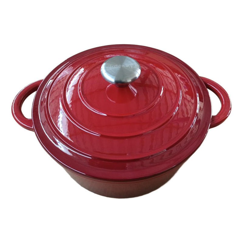 Olla De Hierro Fundido Esmaltada 24 Cm 3.5 Lts - Norplat