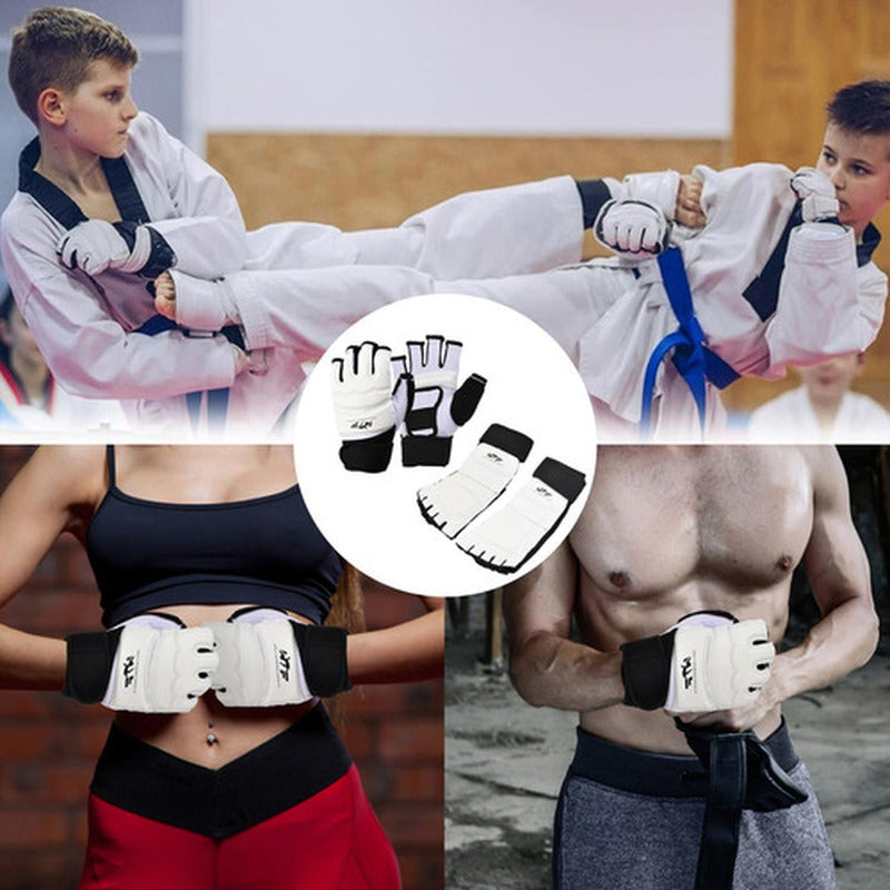 Guantes Y Empeineras De Entrenamiento De Taekwondo - Norplat