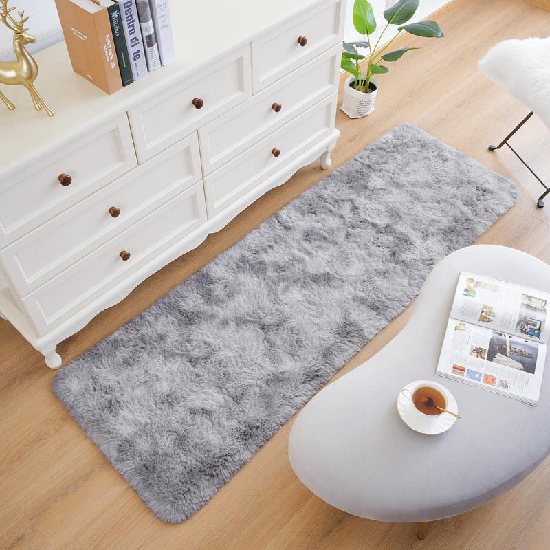 Alfombra Bajada De Cama Peluda 160x60cm 3cm Suave - Norplat
