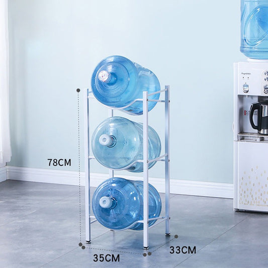 Rack Estante Organizador De 3 Botellones Bidones Agua 20 L Blanco