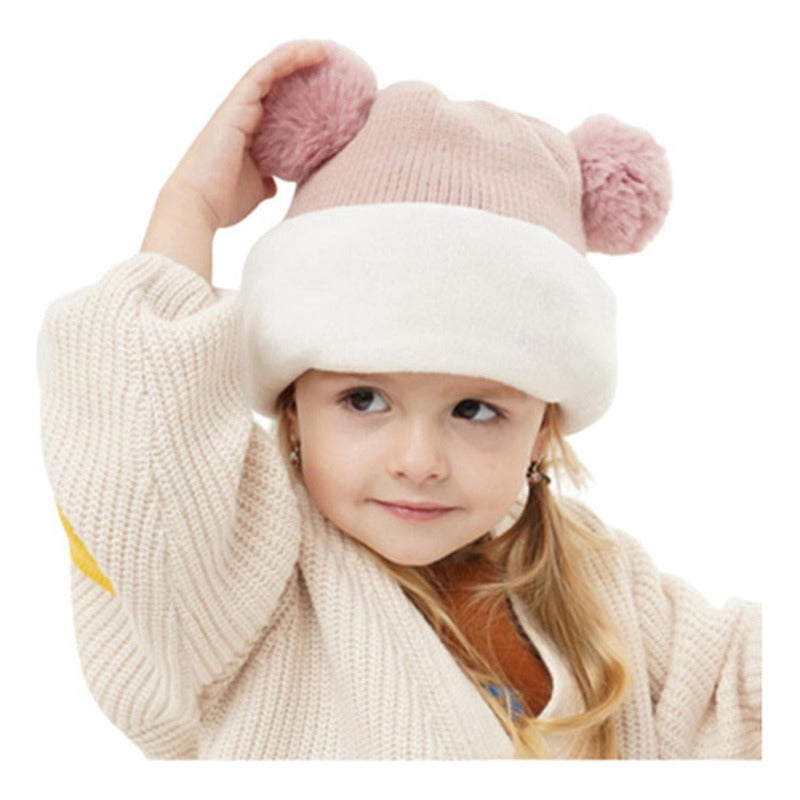 Gorro Con Cuello Bebés 6m A 2 Años Invierno Abrigado Norplat
