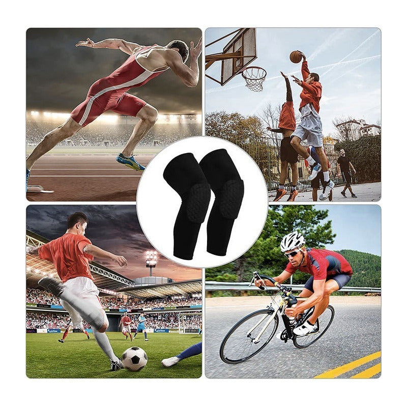 Par Rodillera Honeycomb Con Proteccion Deportiva