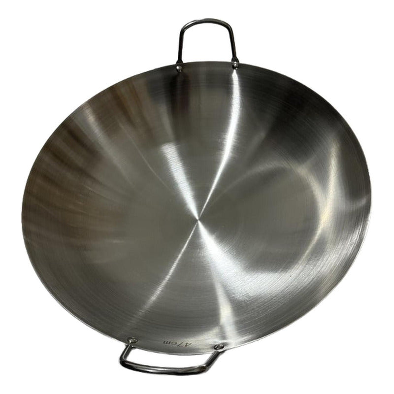 Wok 47 Cm Disco De Acero Inoxidable Para Cocimiento  Norplat