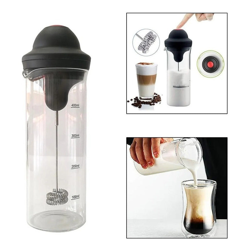 Vaso Espumador Texturizador De Leche A Batería - Cukin