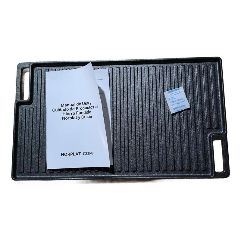 Plancha Churrasquera Hierro Fundido Reversible - Norplat