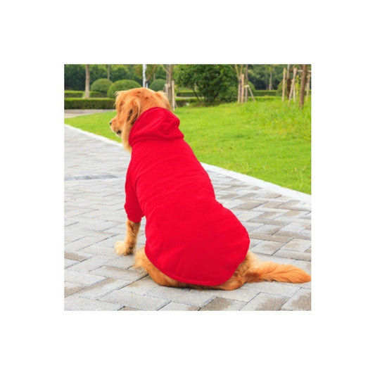 Poleron Capa Con Gorro Perros 6xl A 9xl Chalecos - Norplat Rojo 6xl