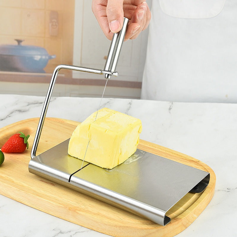 Tabla Cortador De Queso Multifuncional Acero Mantequilla