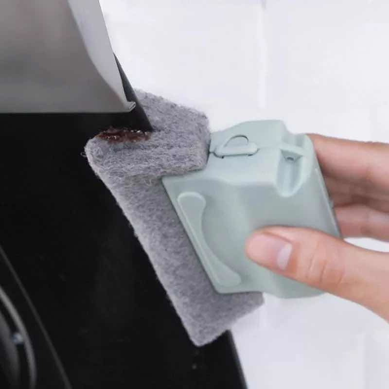 Esponja Cepillo Limpieza De Surcos Ranuras Ventanas Norplat