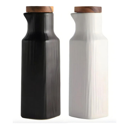 Set Alcuza Cerámica 2 Piezas Cuadrada 500 Ml - Norplat