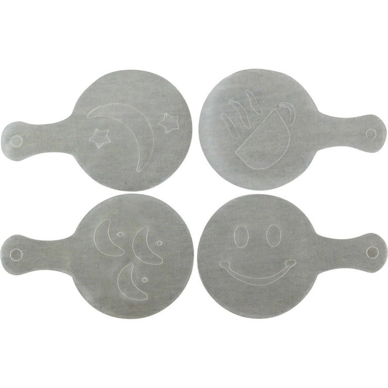 Pack X16 Plantillas Para Decorar Pan (stencils) - Cukin