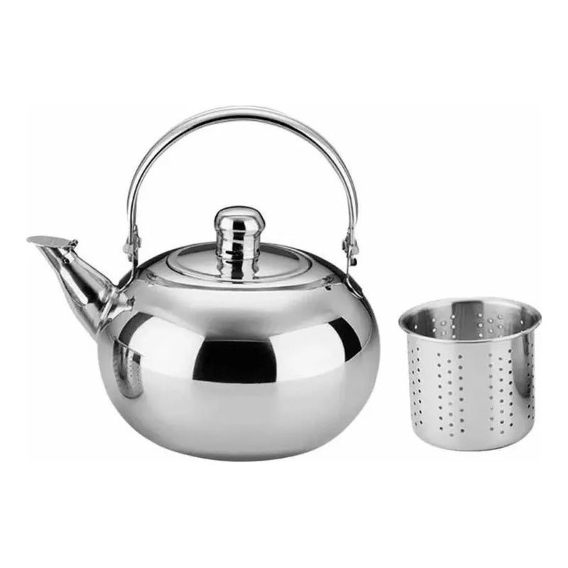 Tetera Acero Inoxidable Preparar Té Infusor 600ml - Norplat