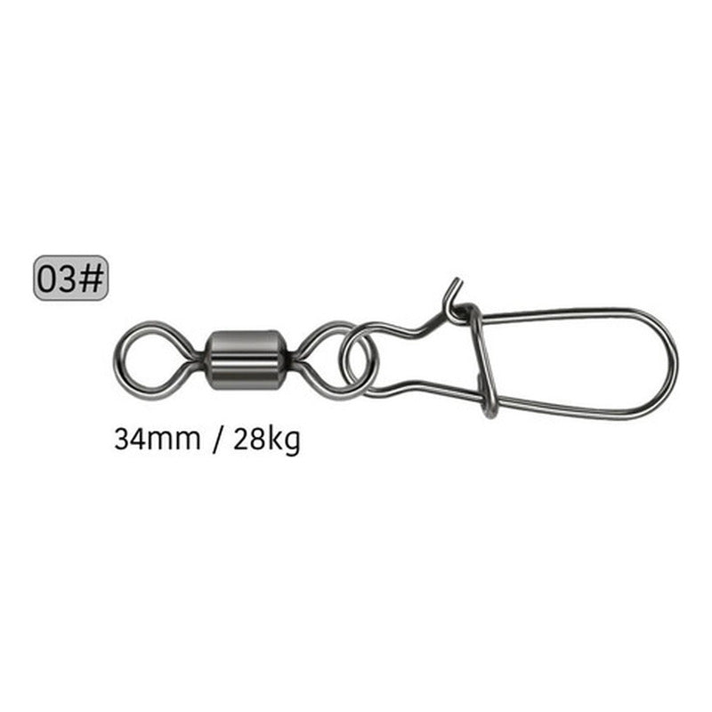 Destorcedor De Pesca 50 Unidades N 1/3/5/7/10 - Norplat