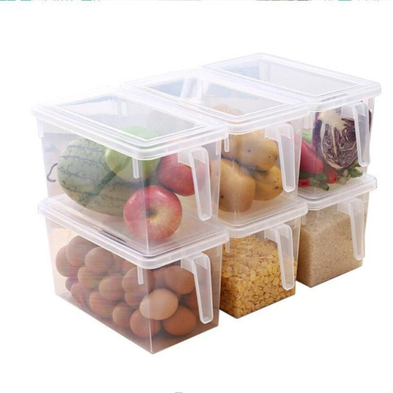 Caja Organizadora Para Refrigerador Con Tapa Y Mango - Cukin