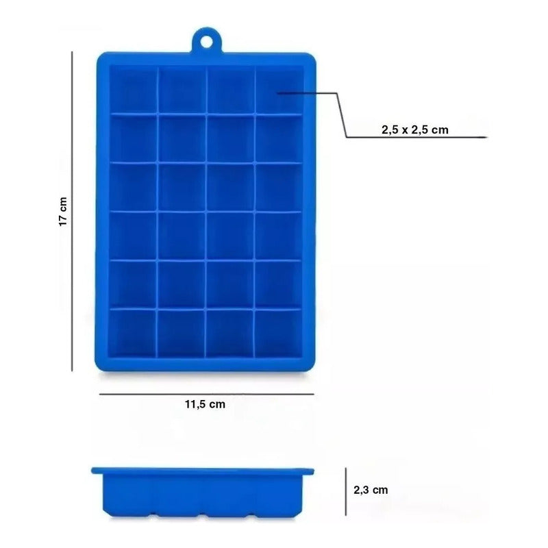 Cubetera De Silicona Cubos Hielos Hielera Cubetas - Norplat