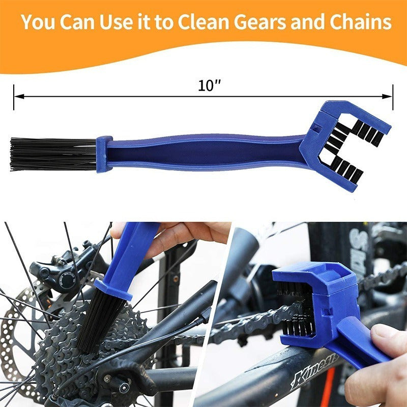 Limpieza Bicicleta Kit 10 Piezas Cepillo Polvo Limpia Cadena