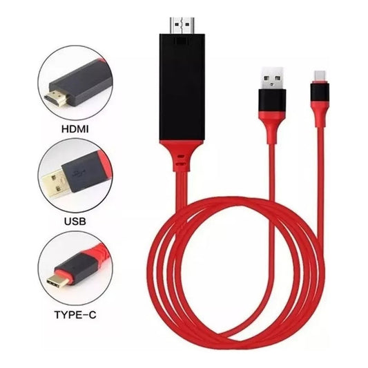 Cable Hdmi Tipo C Usb 3.1 Compatible Emui Mac Samsung Huawei
