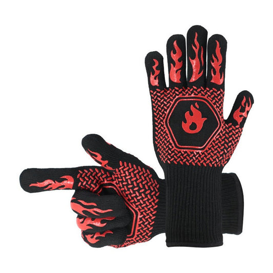 Set 2 Guantes Asado Alta Temperatura Parrillero Cocina Cukin