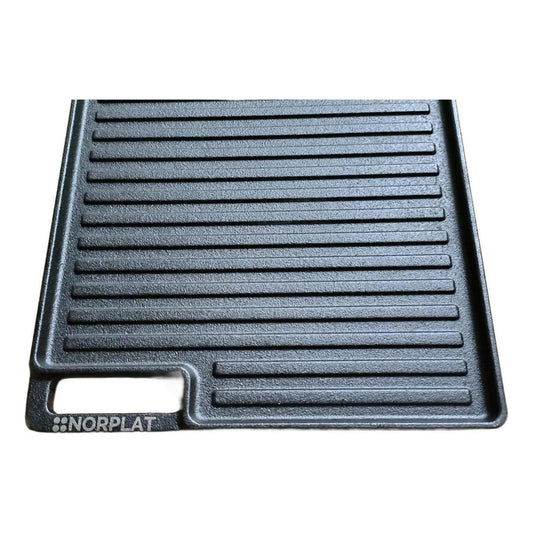 Plancha Churrasquera Hierro Fundido Reversible - Norplat