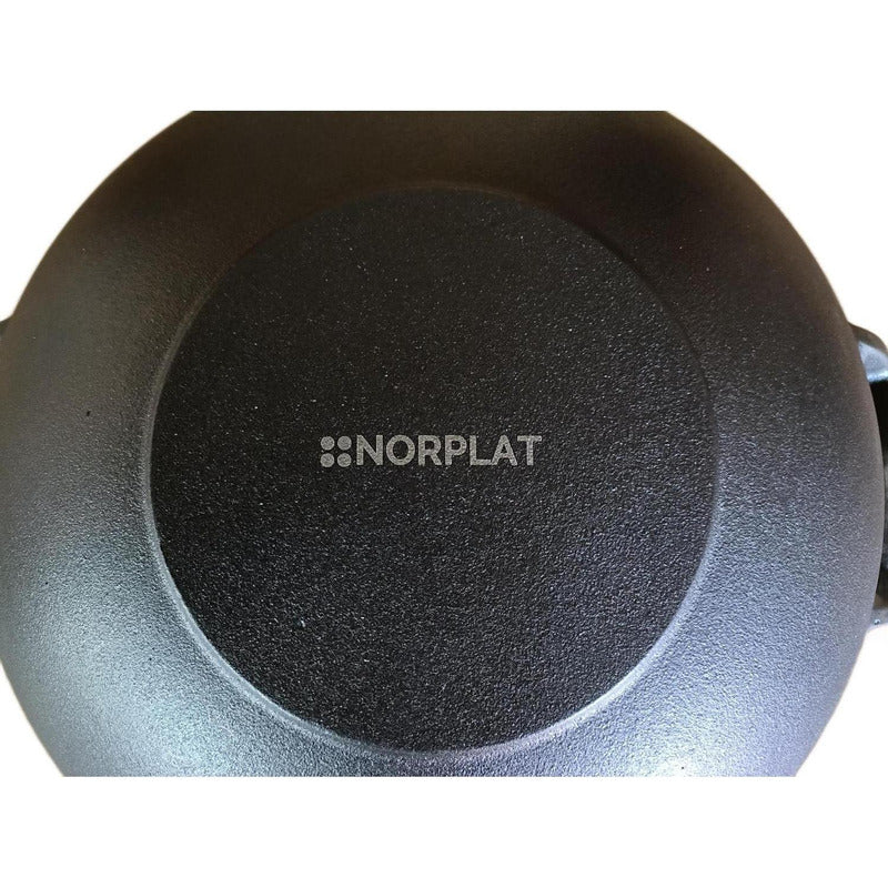 Wok Hierro Fundido 36 X 10 Cm Redondo - Norplat