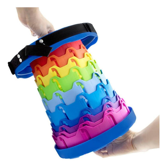 Taburete Plegable Portátil De Plástico Retráctil - Norplat